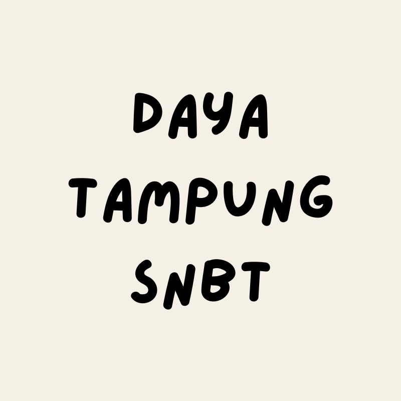 Daya Tampung SNBT